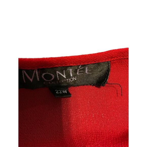 Montee Collection Top Women's Plus Size 22W Sleeveless Lightweight Tank - Picture 6 of 7